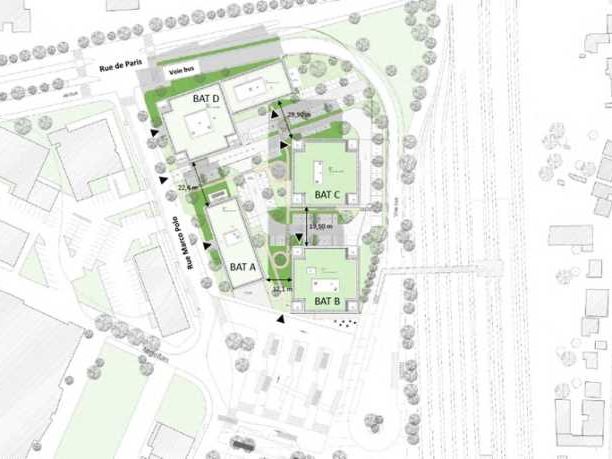 Vente bureaux 17790 m² divisibles à partir de 350 m²