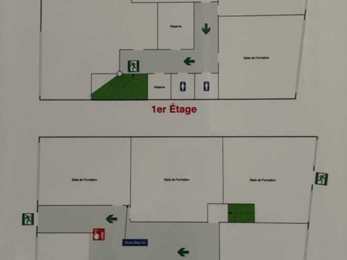 Location bureaux 733 m² non divisibles