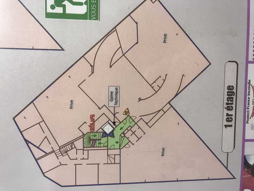 Location bureaux 270 m² non divisibles