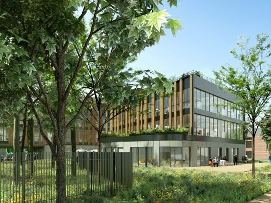 A proximité de l'autoroute A4, dans un immeuble n