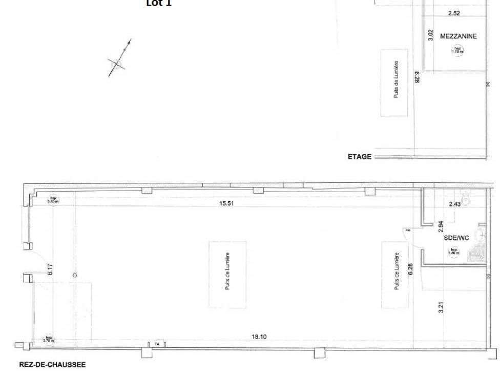Vente entrepots 740 m² divisibles à partir de 79 m²