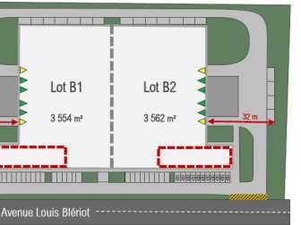 Location bureaux 10580 m² divisibles à partir de 1732 m²