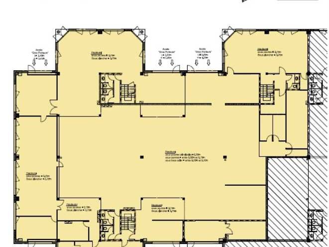 Location entrepots 1799 m² non divisibles