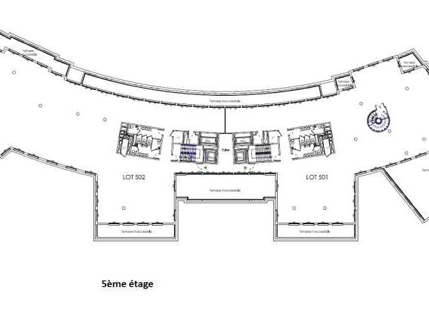 Location bureaux 1443 m² divisibles à partir de 123 m²