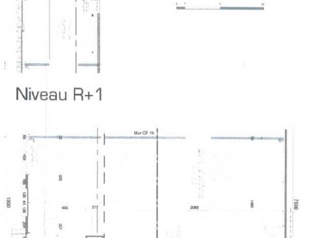 Location bureaux 580 m² non divisibles