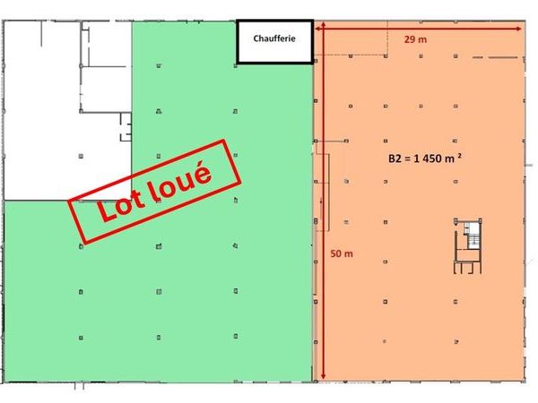 Location entrepots 2258 m² divisibles à partir de 202 m²