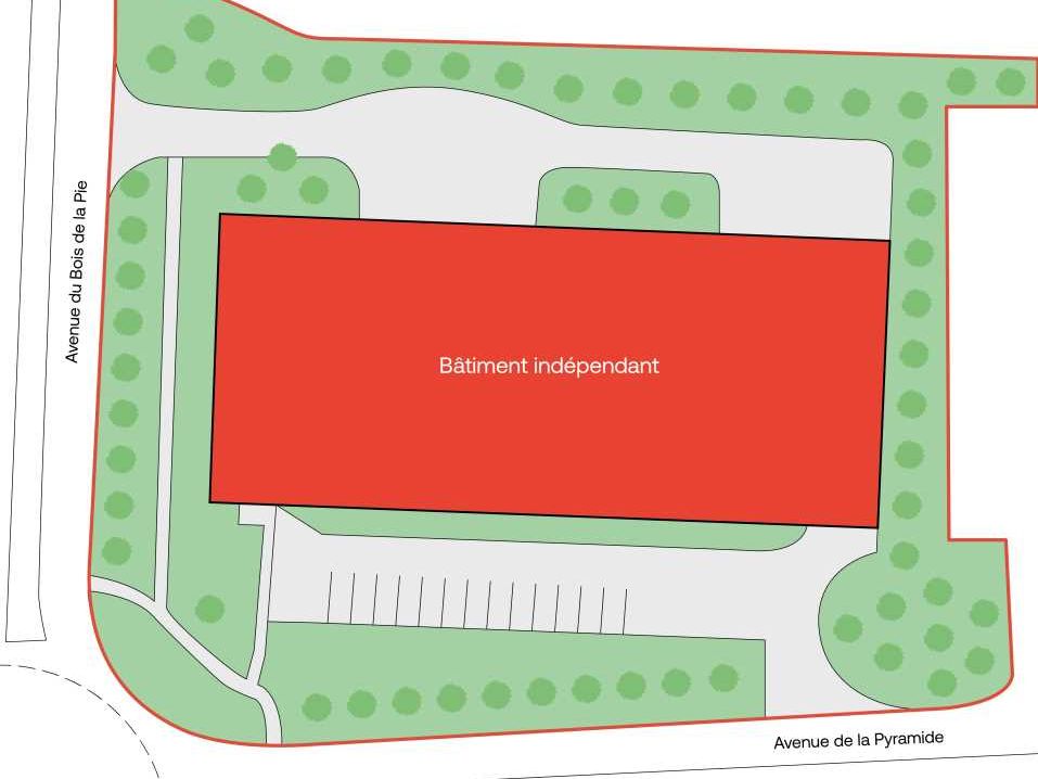 A proximité des autoroutes A1 et A3, G2B REAL EST