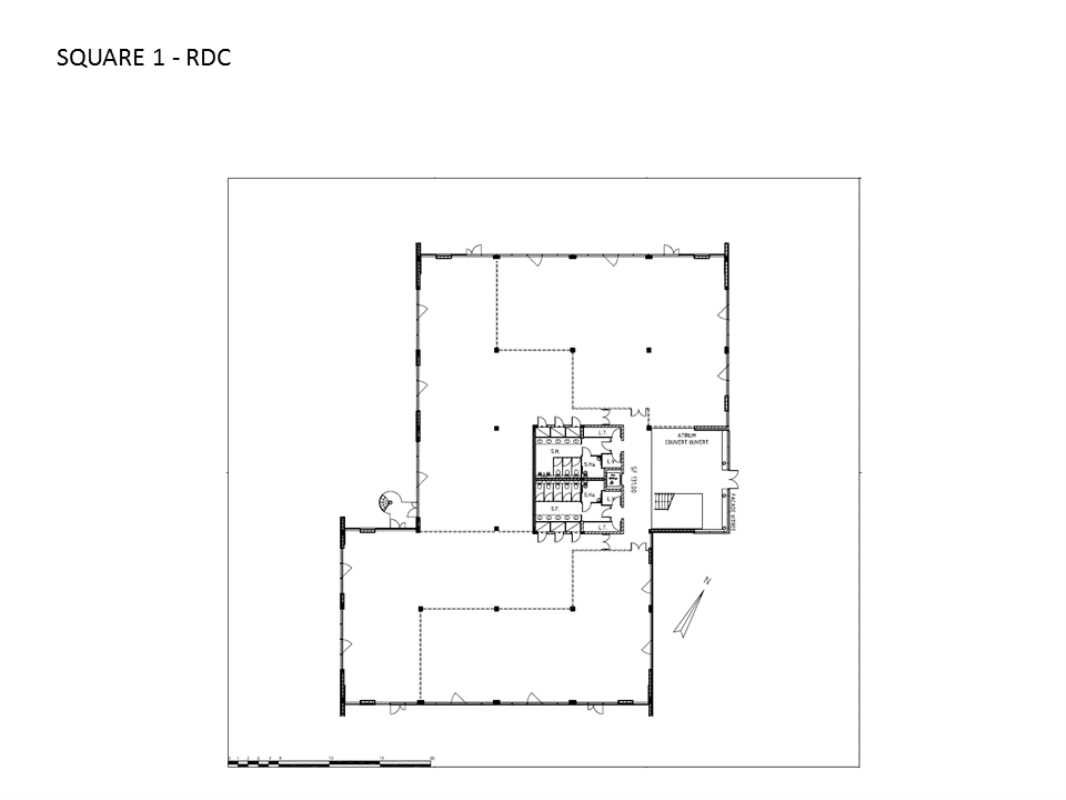 Location bureaux 5634 m² divisibles à partir de 1524 m²