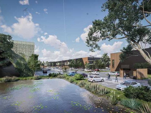 A proximité des axes routiers, dans la Zac Notre 