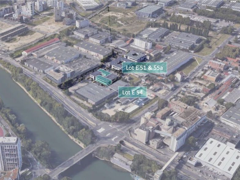 A Gennevilliers dans un parc d'activité  à taille