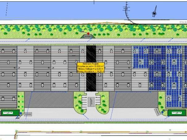 15496 m² pour cetentrepôts classe a en location à Cernay