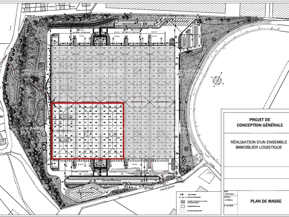 18960.64 m² pour cetentrepôts classe a en location à Marly-la-ville