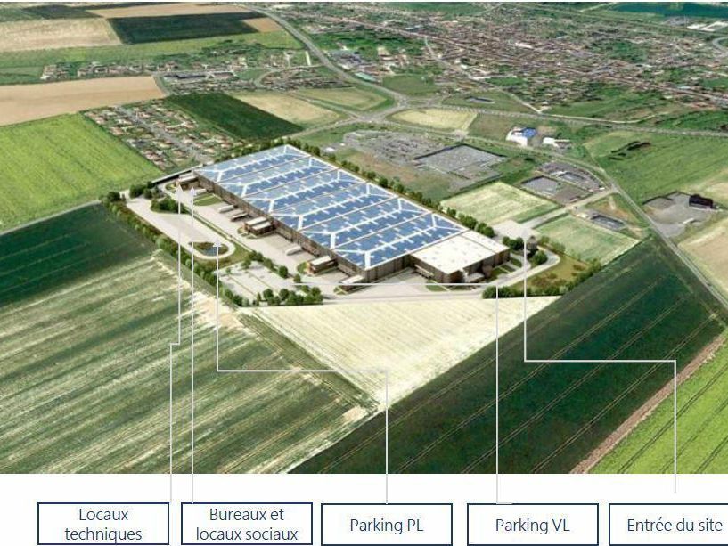 12579.99 m² pour cetentrepôts classe a en location à Villeneuve-la-guyard