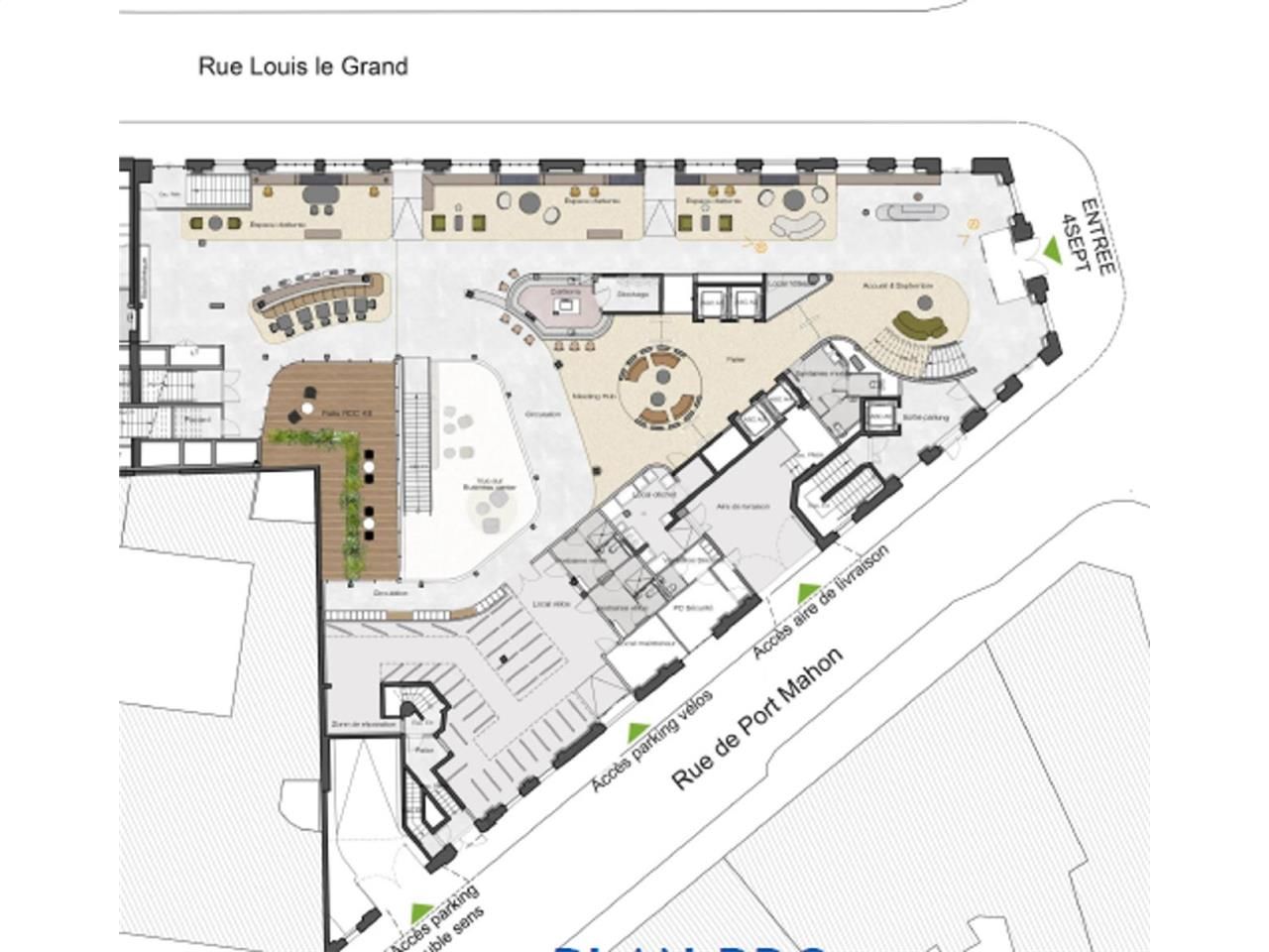3869 m² pour ce bureaux en location à Paris