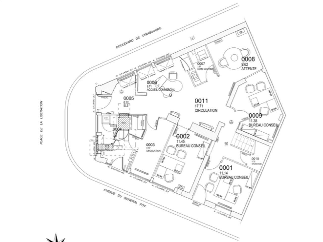 220 m² pour ce bureaux en vente à Amiens