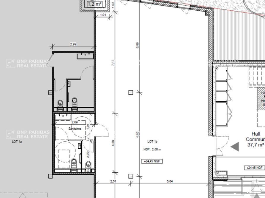 753 m² pour ce bureaux en vente à Le bignon