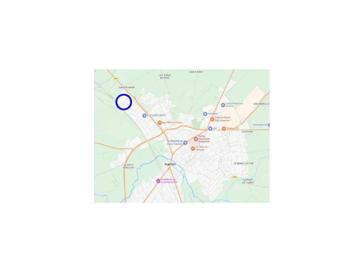 8945.9 m² pour cetentrepôts classe c en location à Argentan