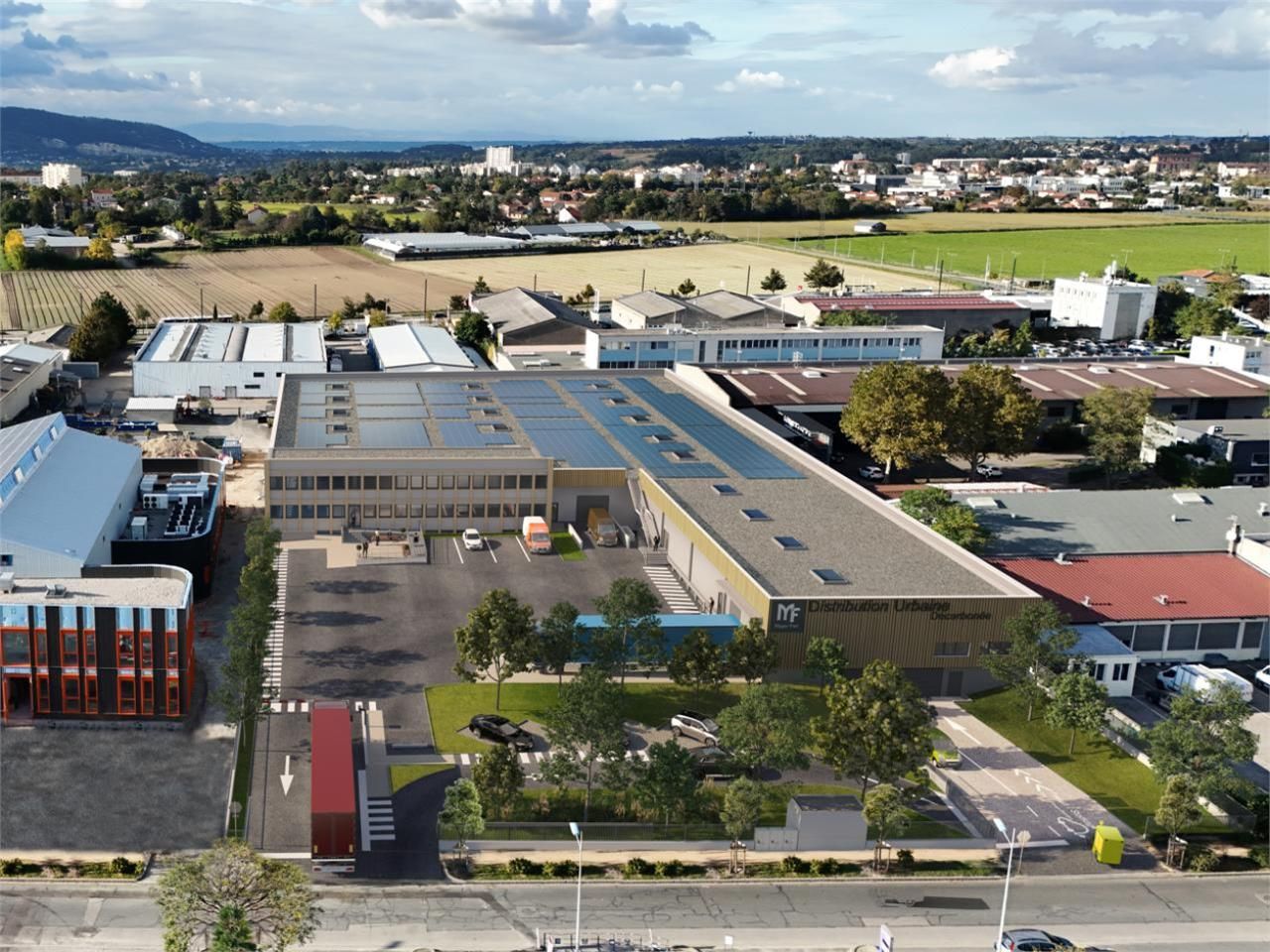 Location Activité 8497 m² non divisibles 69300 Caluire et cuire