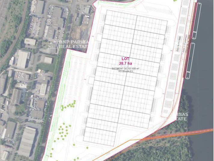 Location Entrepôts classe A 101650 m² non divisibles 57100 Thionville