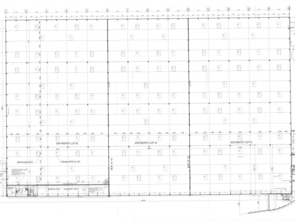 Location Entrepôts classe A 17500 m² non divisibles 95220 Herblay