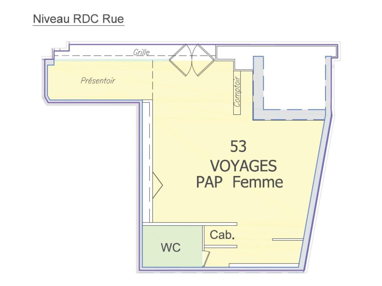 40.84 m² pour ce local commercial en location à Toulouse