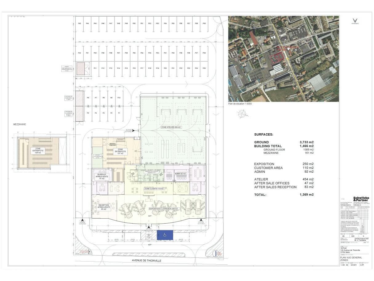 1466 m² pour ce activité en location à Metz