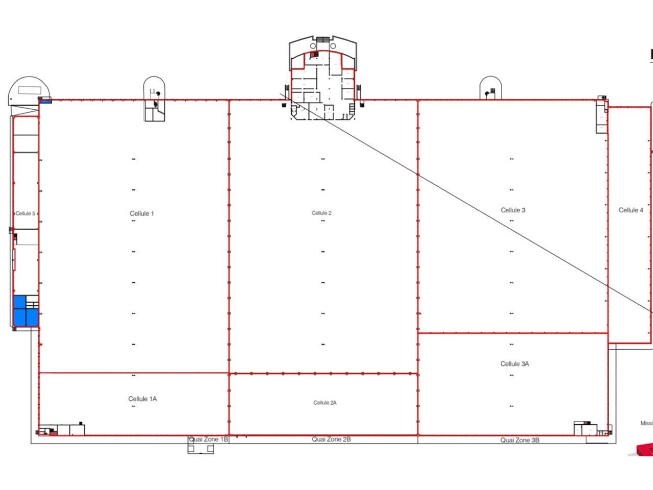 Location entrepots 10569 m² non divisibles
