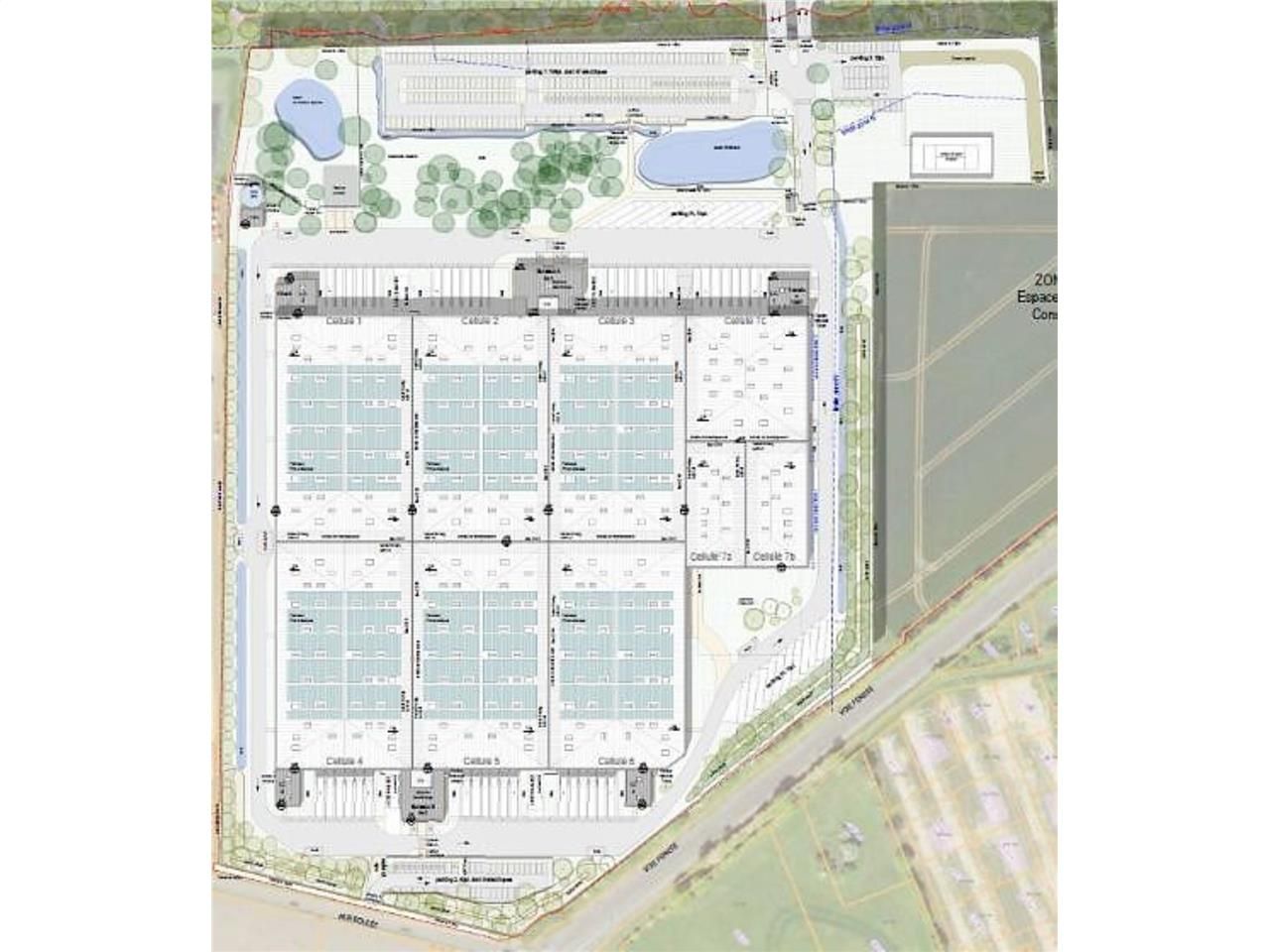 Location entrepots 44723 m² divisibles à partir de 1670 m²