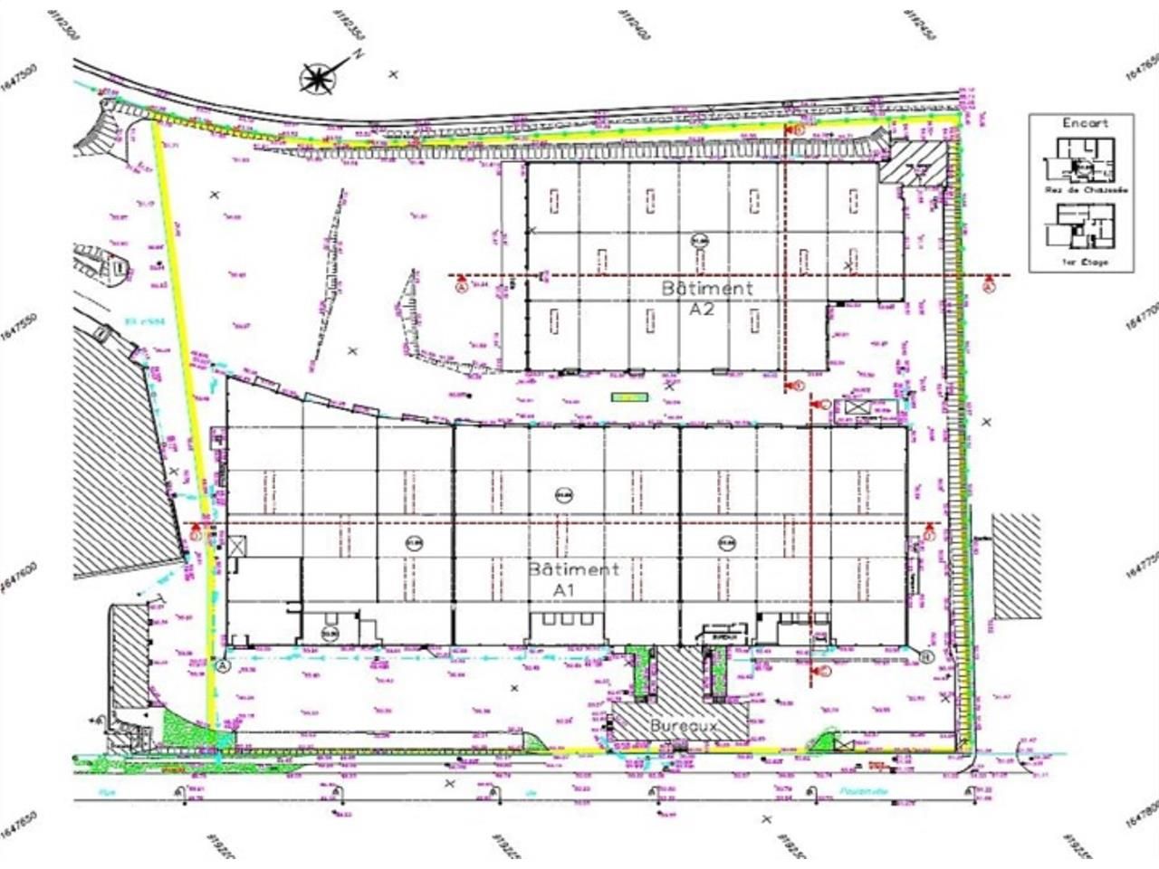Location entrepots 13050 m² divisibles à partir de 4000 m²