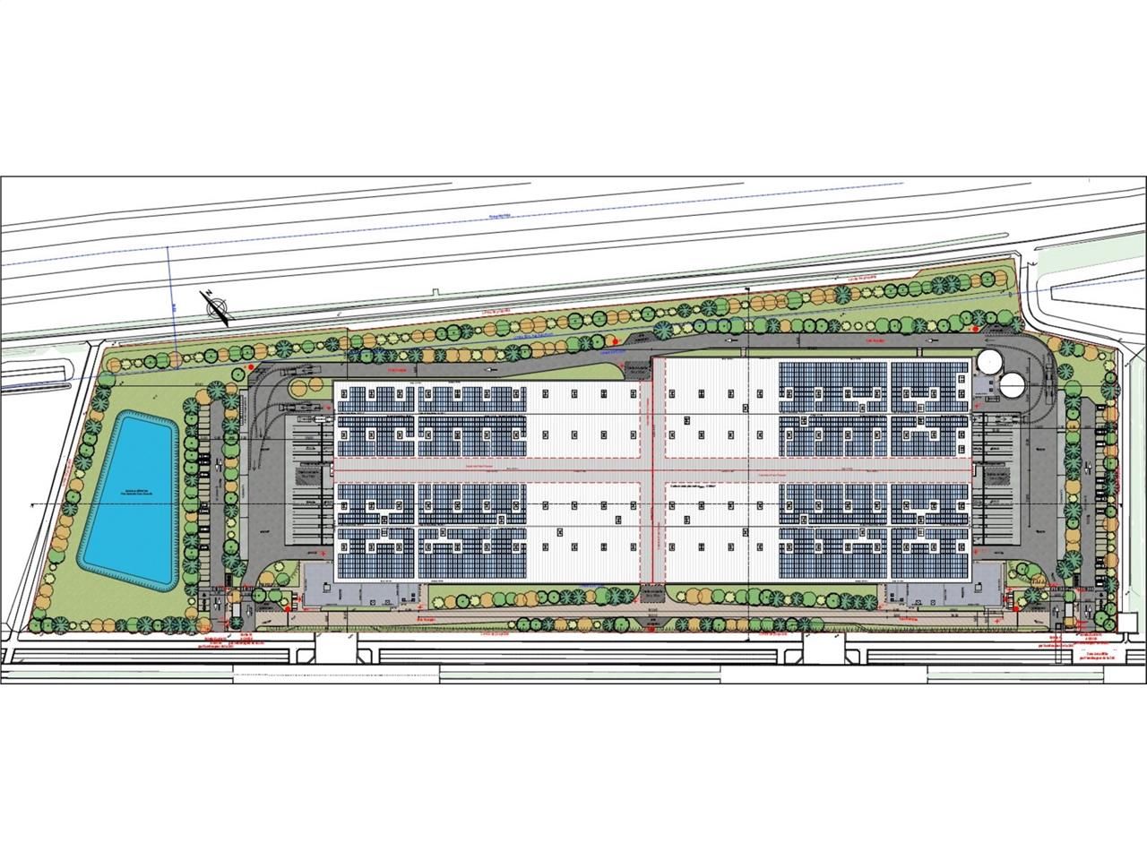 Location entrepots 24427 m² non divisibles