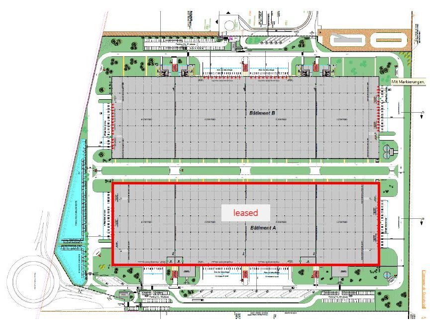 Location entrepots 25208 m² divisibles à partir de 10714 m²