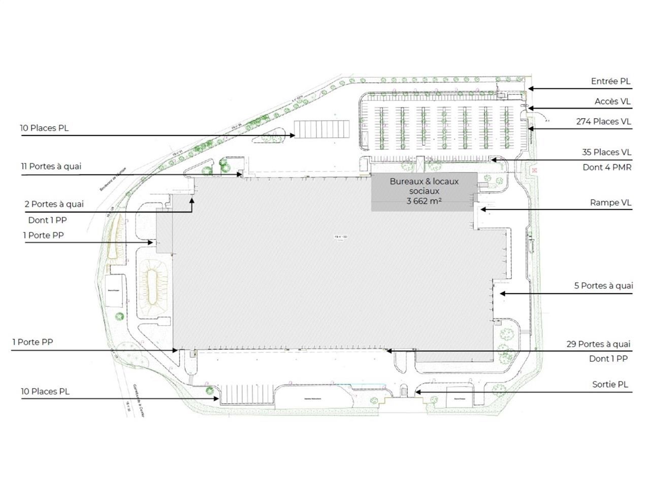 Location entrepots 41894 m² divisibles à partir de 13000 m²