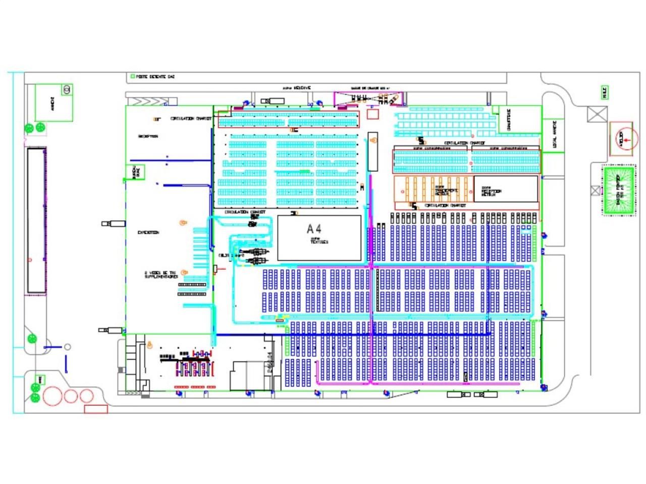 Vente entrepots 29004 m² divisibles à partir de 5540 m²