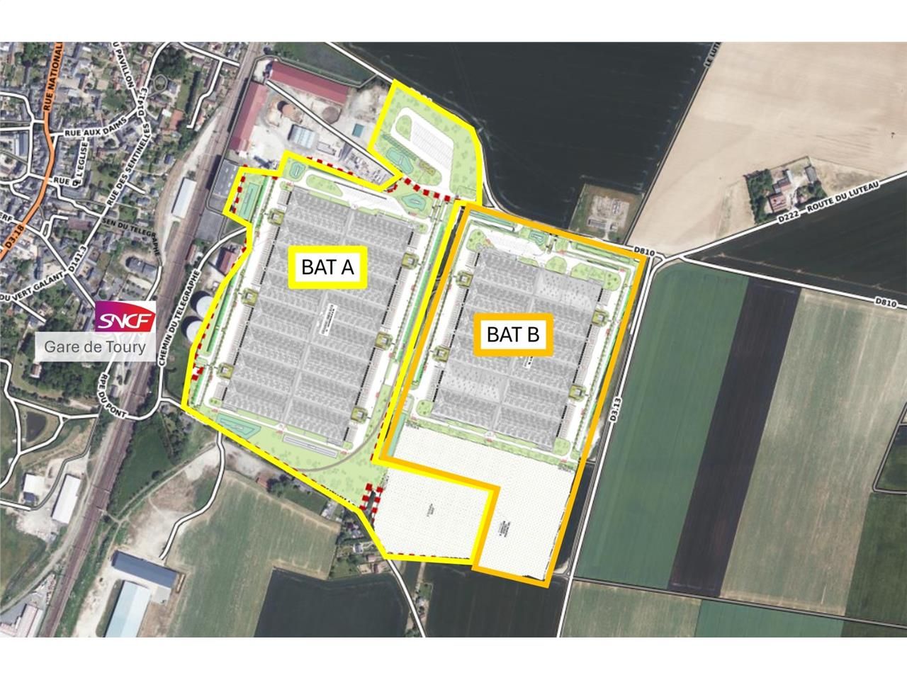 Projet d'un parc d'activités industrielles et log