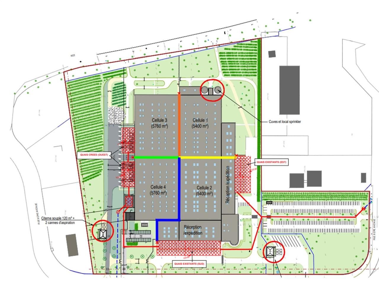 Location entrepots 30139 m² divisibles à partir de 5400 m²