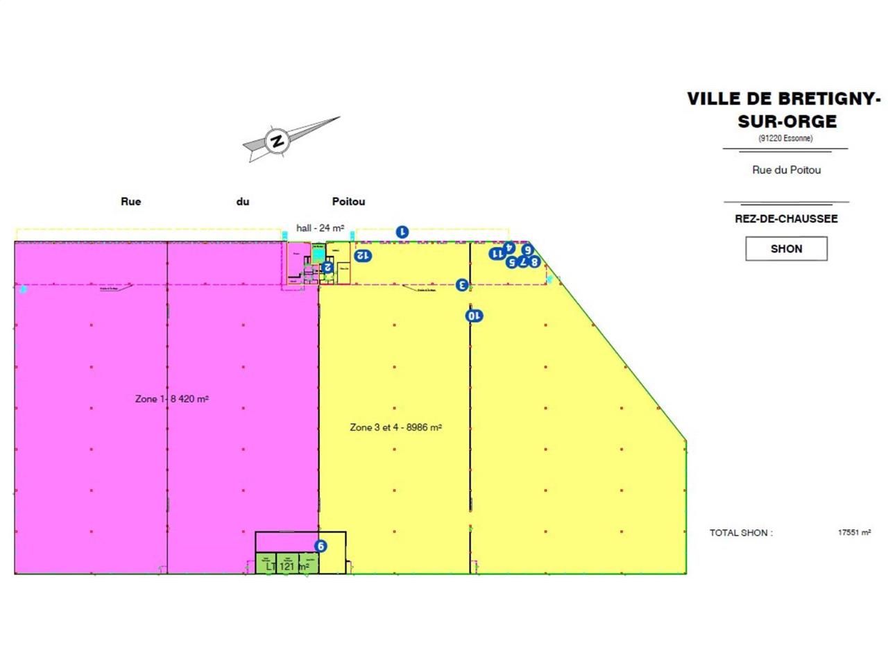 Location entrepots 10000 m² divisibles à partir de 5000 m²