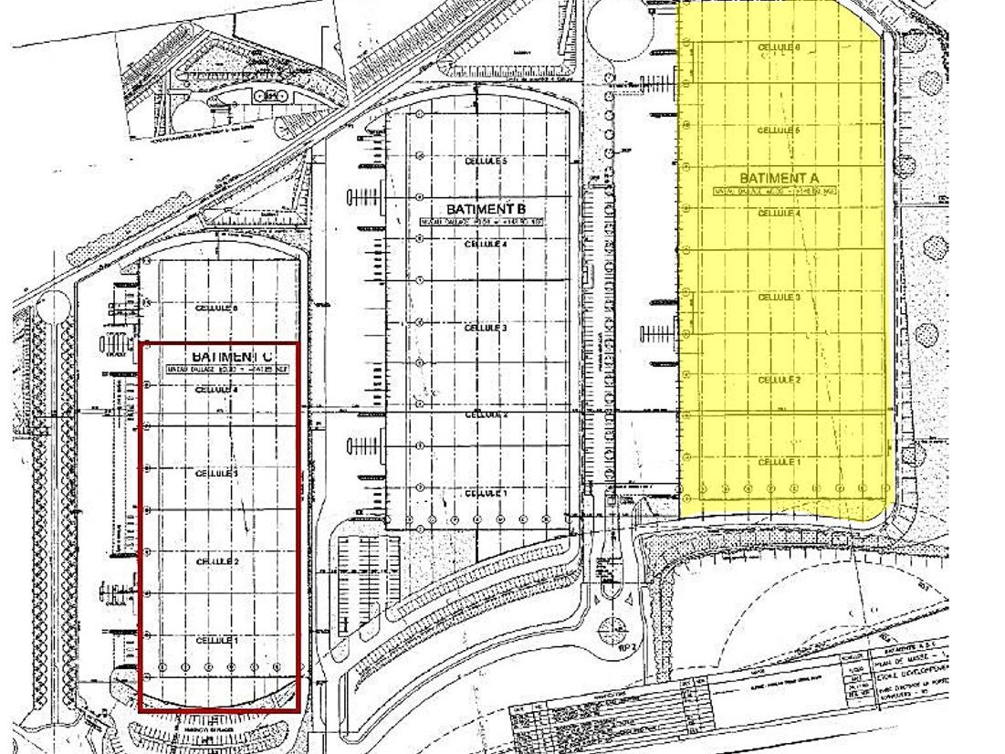 SURVILLIERS, à louer, dans un entrepôt de classe 