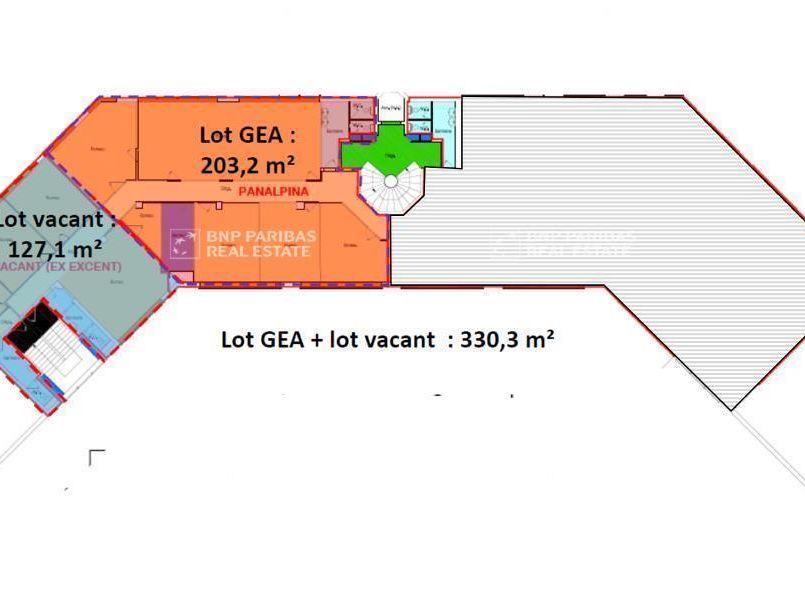 459.2 m² pour ce bureaux en location à Bouguenais