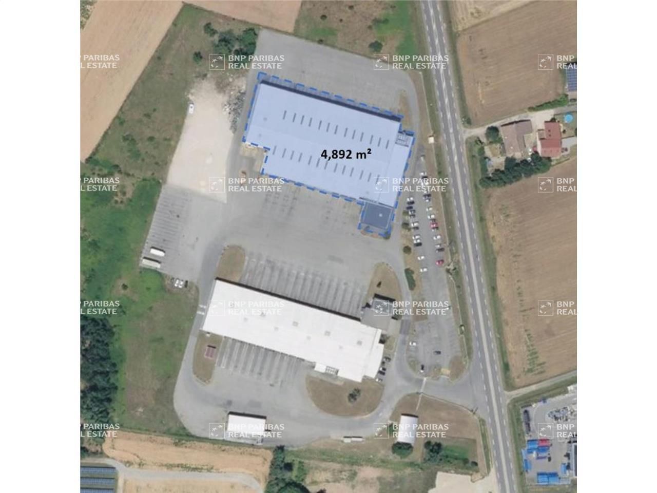 Location Entrepôts classe C 4892 m² non divisibles 26760 Montéléger