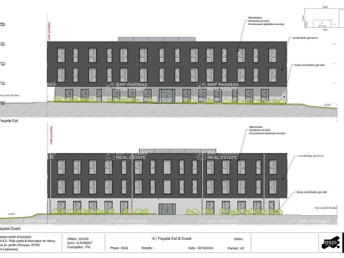 1532.3 m² pour ce bureaux en location à Ars-laquenexy