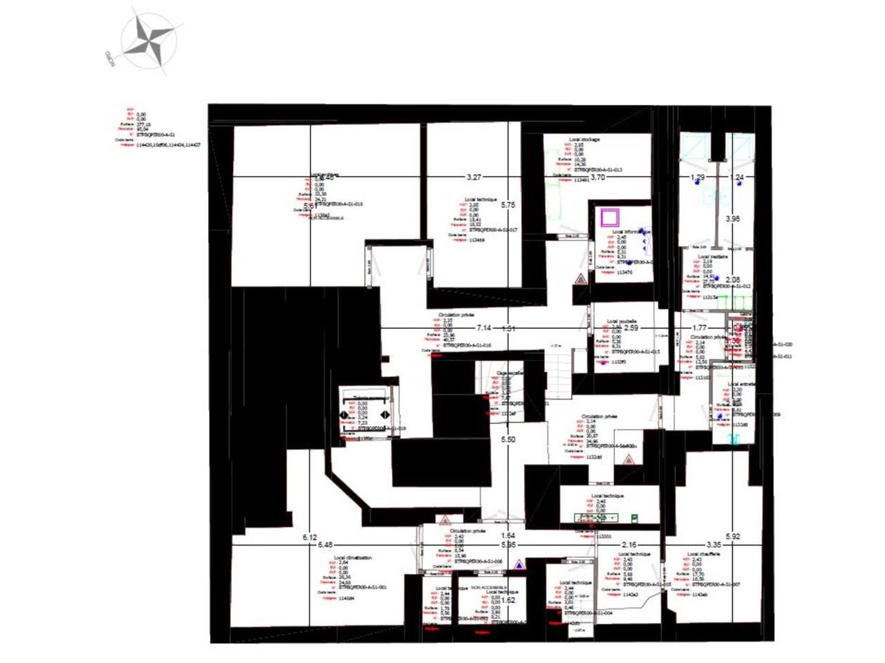 Location bureaux 1904 m² non divisibles