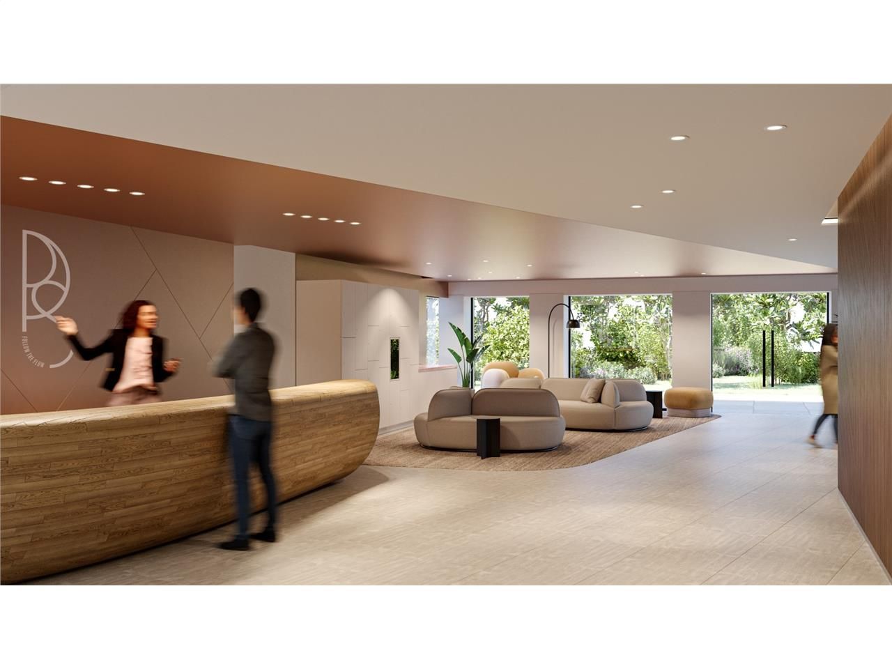 A louer, dans un immeuble de services en pied de