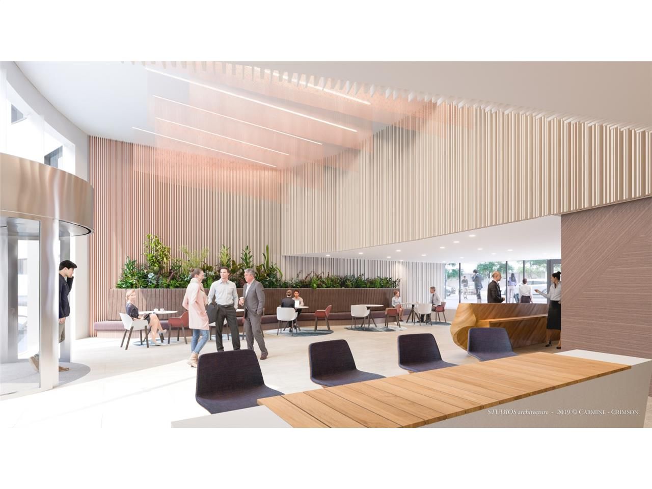 A louer, dans un immeuble de services en pied de 