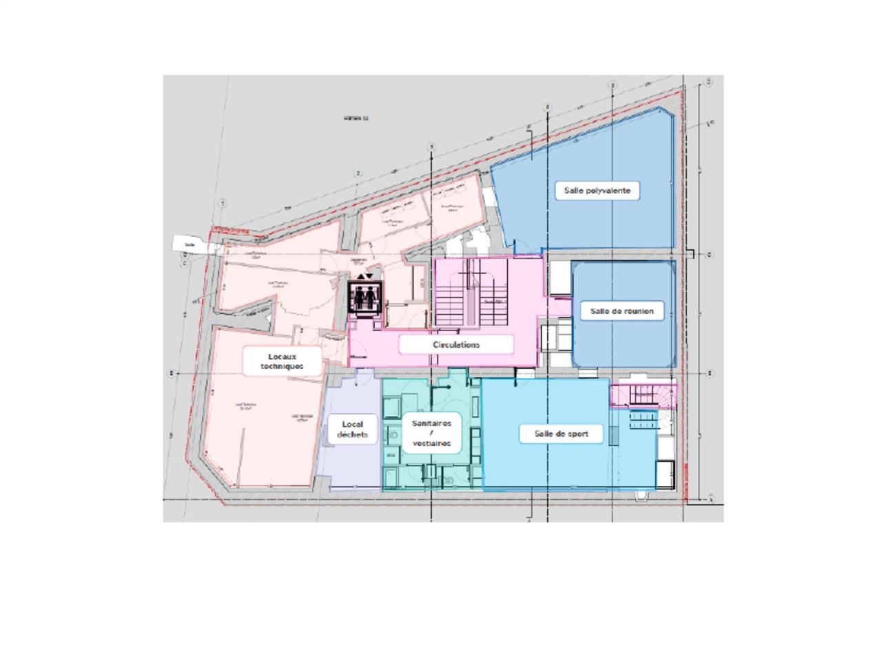 Location bureaux 2200 m² non divisibles
