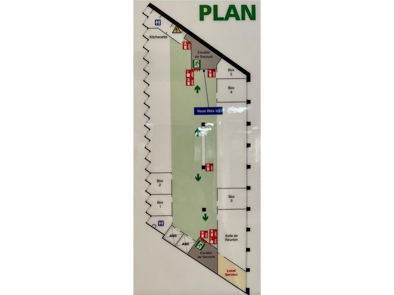 Location bureaux 322 m² non divisibles