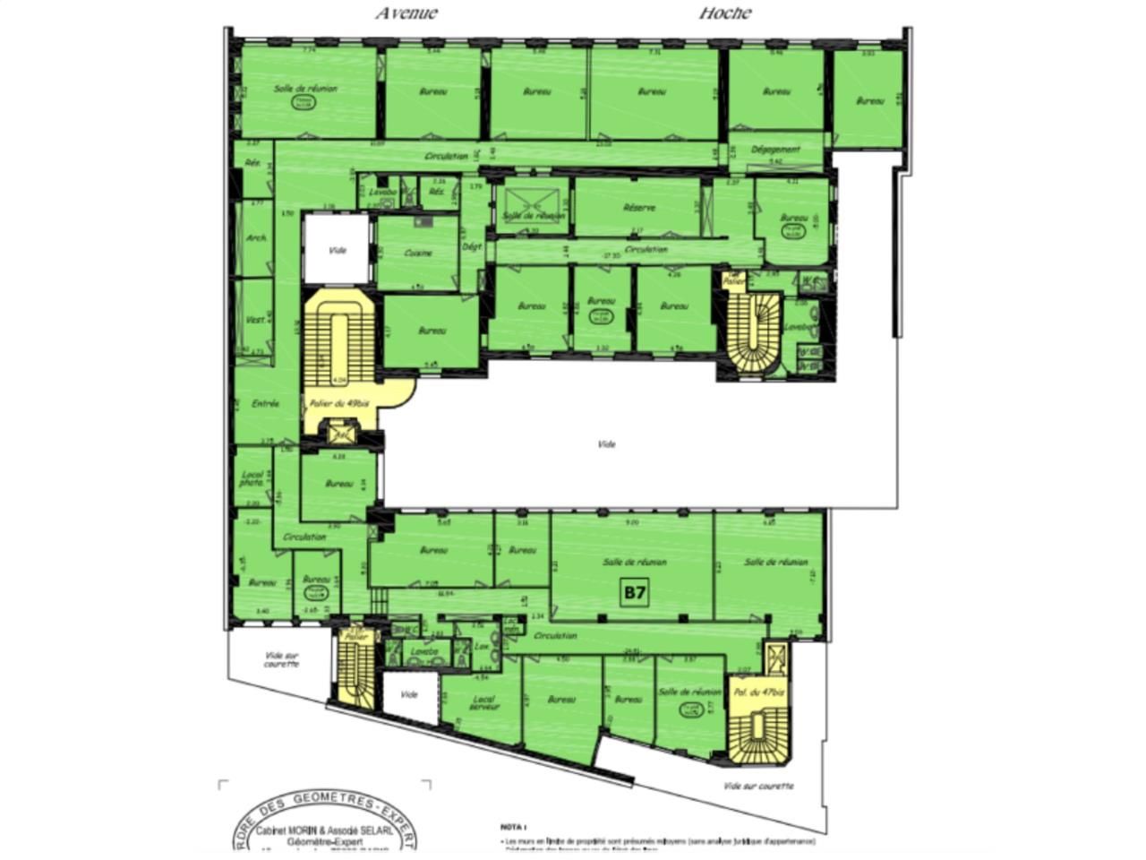 Location bureaux 1429 m² divisibles à partir de 420 m²