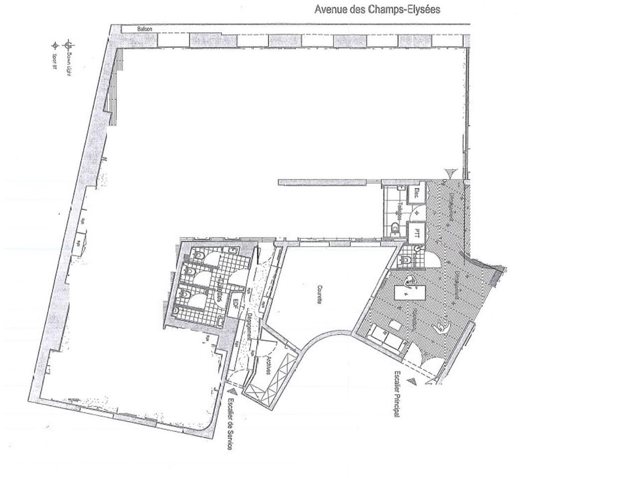 Location bureaux 242 m² non divisibles