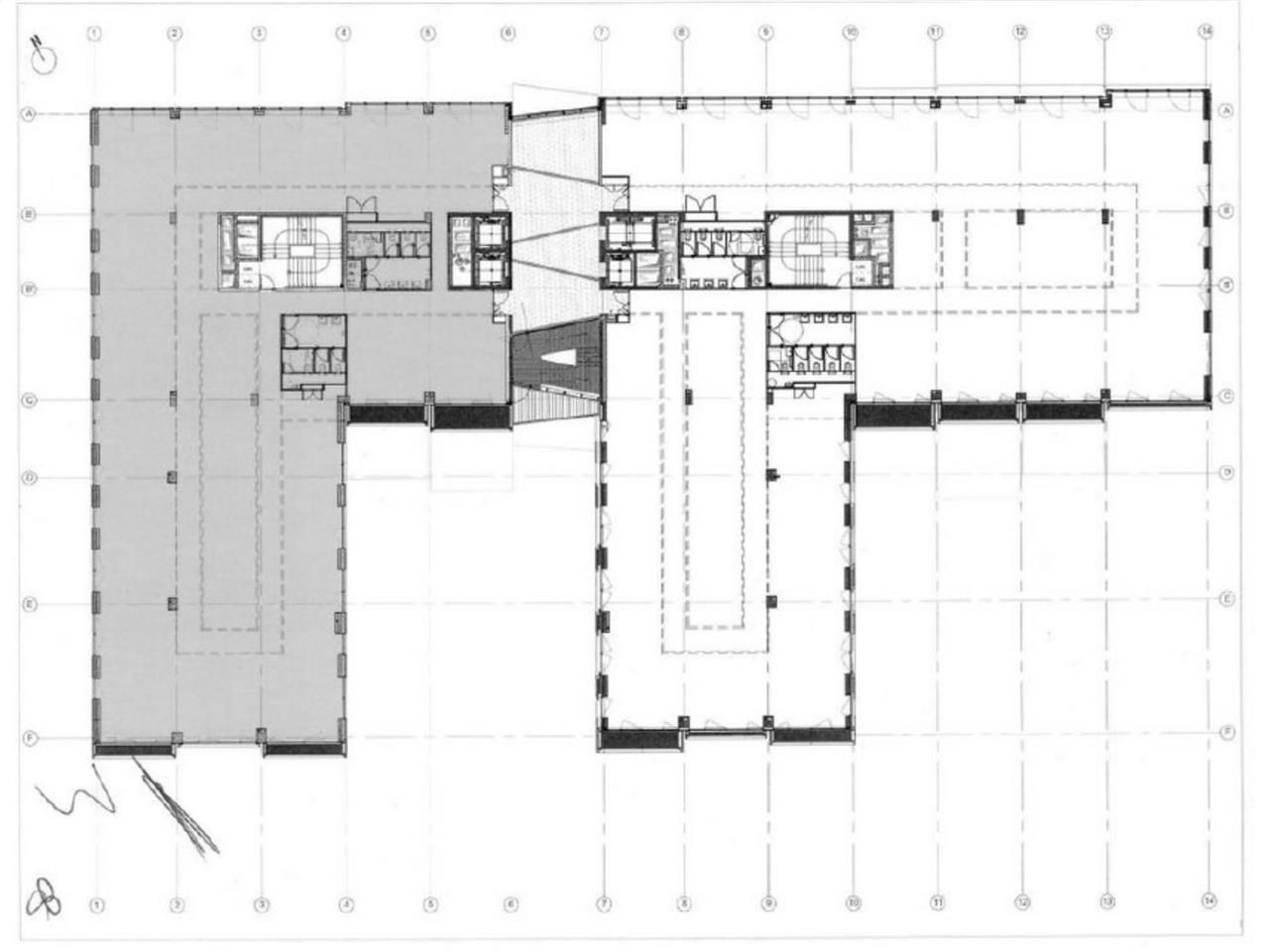 Location bureaux 877 m² non divisibles