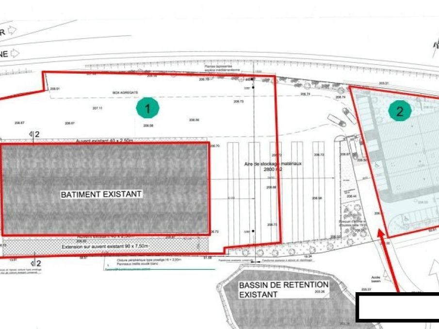 4000 m² pour ce activité en location à Bouc bel air