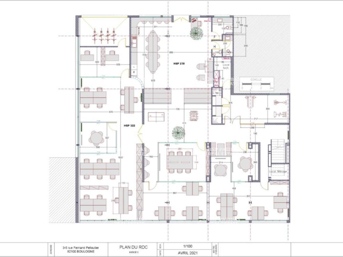 585 m² pour ce bureaux en vente à Boulogne-billancourt